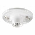 American Imaginations 660W Round White Bulb Holder Plastic AI-37027